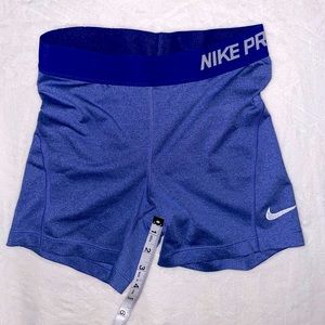Blue Nike 5” inseam short. Women’s shorts. Size: Small